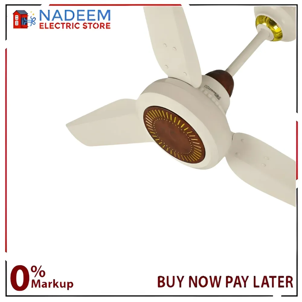 Khurshid King ( AC/DC ) Ceiling Fan Inverter Hybrid) Remote Control Copper Winding 56 inches